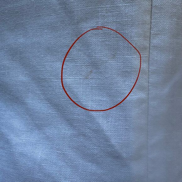 Tory Burch Beaded Mini Dress Tunic Sz 4 White Linen Brown Floral Embellished - Picture 16 of 16